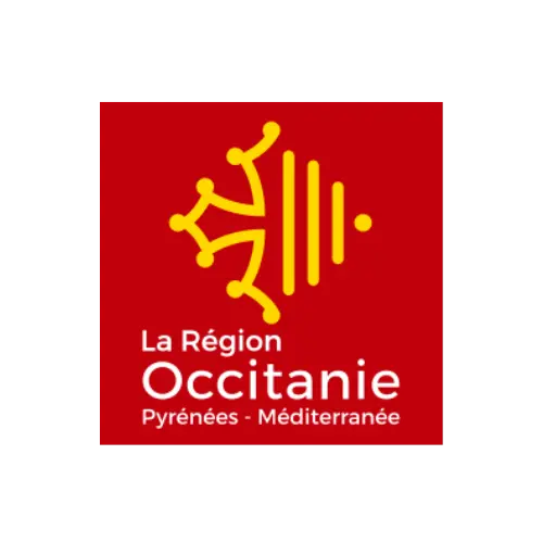 Logo la region occitanie pyrenées Mediteranée partenaire de 3FSCAN
